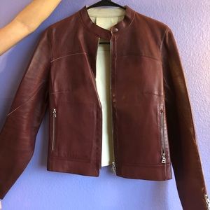 Reddish brown Prada jacket